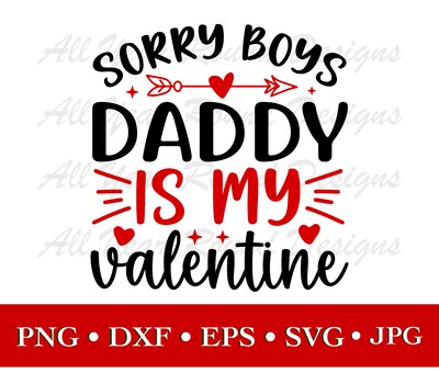 Valentine Decor SVG PNG DXF EPS JPG Digital File Download, Valentine's Day Design For Cricut, Silhouette, Sublimation - image3